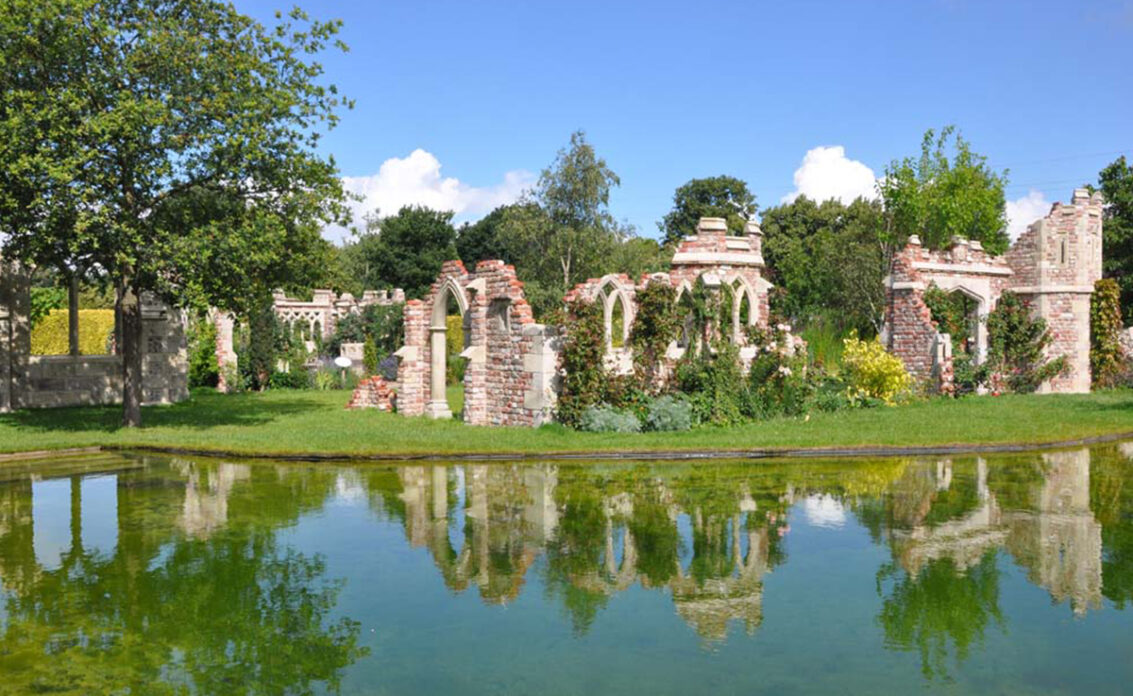 Beispiel für die Gestaltung eines großen Gartens – Gotische Garten...