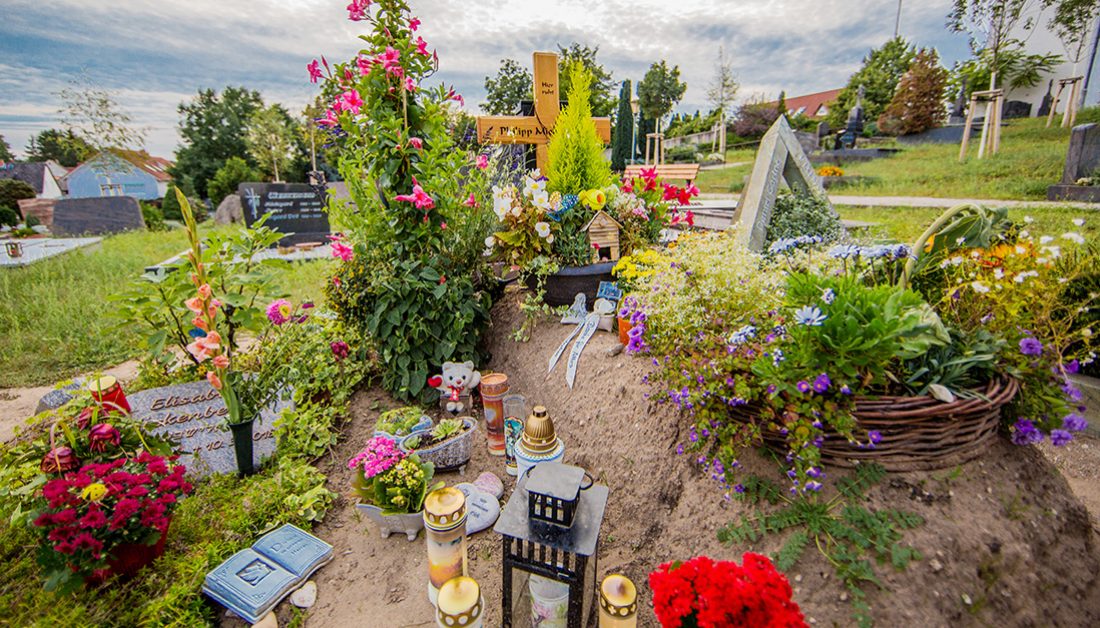 Philipp Mickenbecker - Grabstein & letzte Ruhestätte auf dem Friedhof in Bickenbach