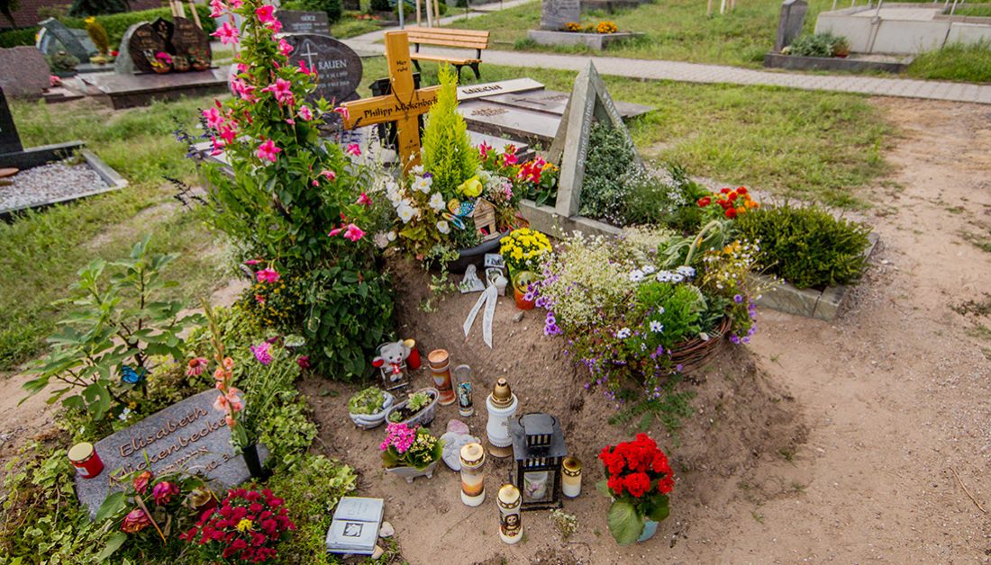 Philipp Mickenbecker - Grabstein & letzte Ruhestätte auf dem Friedhof in Bickenbach