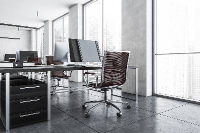 Ergonomische Büromöbel mit Schreibtisch und Bürostuhl in Metall & Glas