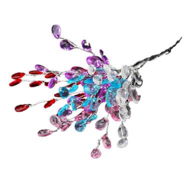 50PCS DIY Clear Acrylic Drops Crystal Bead