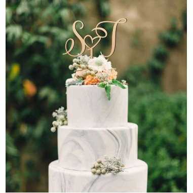 Cake Topper Zur Hochzeit, Personalisierter