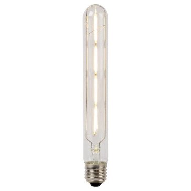 LED Lampe, E27 Kolbenform, klar -Vintage