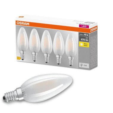 Osram LED Lampe ersetzt 40W E14 Kerze B35