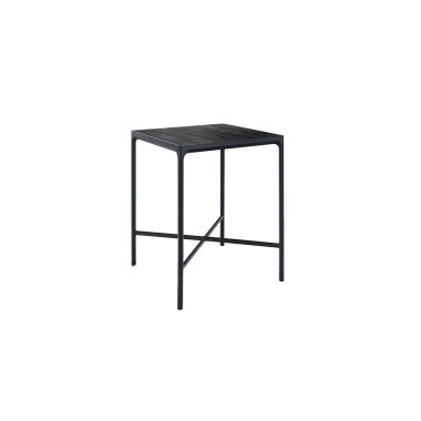 Outdoor-Tisch & HOUE FOUR Outdoor Bar Tisch Aluminium/schwarz 90 x 90 cm