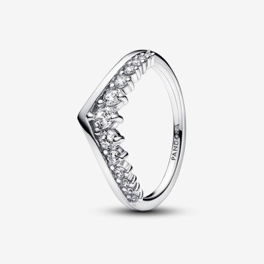 PANDORA Timeless Wishbone Schwebender Pavé-Ring
