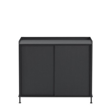 Sideboard Enfold black/anthracite black 124 cm x 63 cm