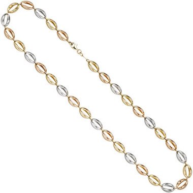 SIGO Halskette Kette 585 Gold dreifarbig