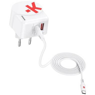 Skross Euro USB Charger AC65PD + USB-C cable