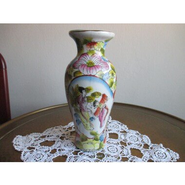 Vintage Vase, Japan Hand Gemalt
