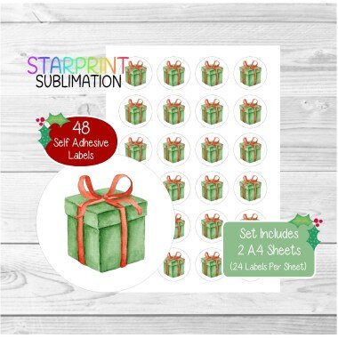 Weihnachtsgeschenk-Aufkleber/Umschlagsiegel