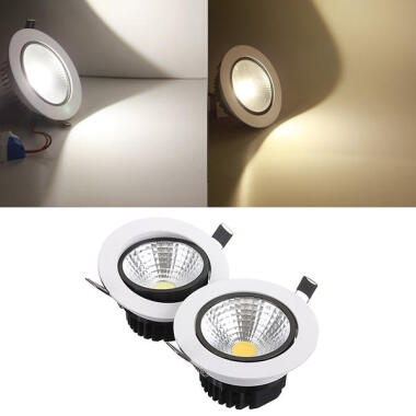 15W Dimmable COB LED Recessed Ceiling Light