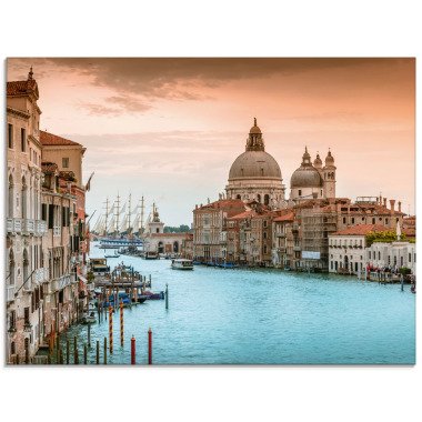 Artland Glasbild »Venedig Canal Grande I«