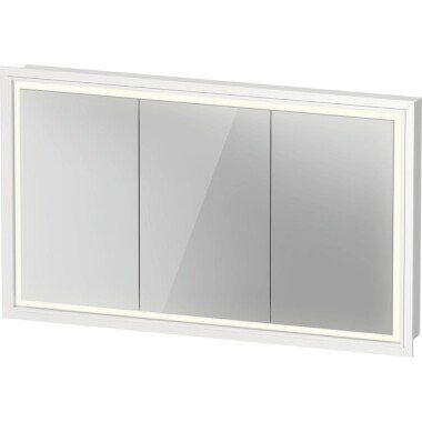 Duravit Vitrium Spiegelschrank Weiß 1200x155x700