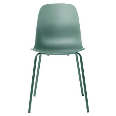 Esstisch Stühle in Mintgrün Kunststoff (4er Set)