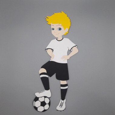 Fußballer Aus Fotokarton Zum Gestalten Einer Schultüte