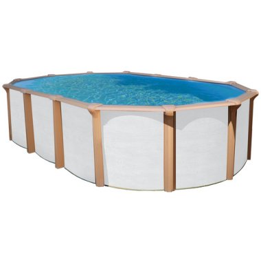 KWAD Stahlwand-Pool »Supreme Set«, 7,3x3,7x1,32 m weiss
