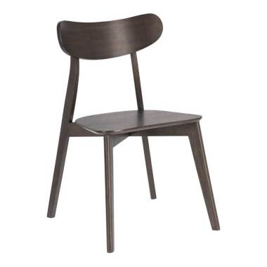 Moderner Esstisch & Stühle in Schwarz Skandi Design (2er Set)