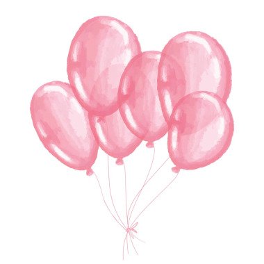 Bunte Luftballons von Yuliia Duliakova Kunstdrucke