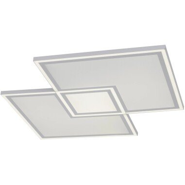 LED-Deckenleuchte Edging Weiß 67,7 x 67,7