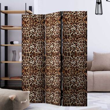 Spanische Trennwand mit Leopard Muster modern