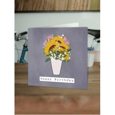 Blumen Geburtstagskarte | Geburtstagskarten