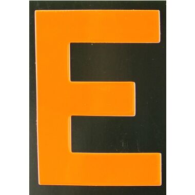 Conacord Reflektierender Klebebuchstabe E orange E