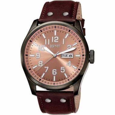 Esprit Lederband für Uhren & Esprit Uhrenarmband ES103151002 Leder Braun