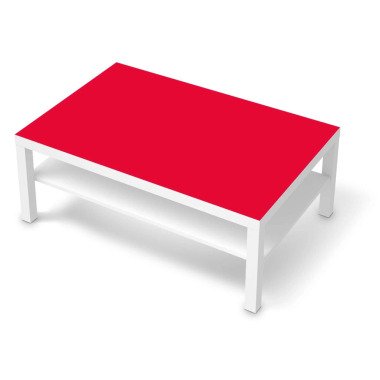 Klebefolie IKEA Lack Tisch 118x78 cm Design: Rot Light