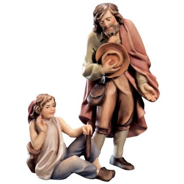 Krippenfigur Raffaello Kollektion Gloria Engel H 10 cm Figur aus Ahornholz