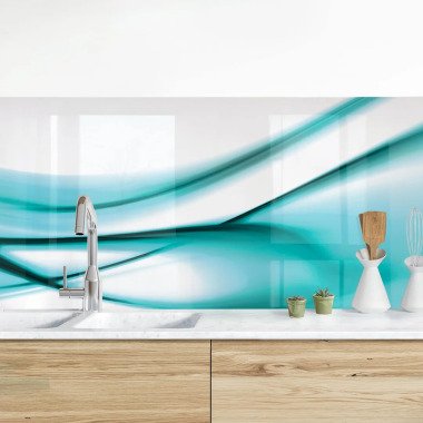 Küchenrückwand Turquoise Design