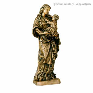 Madonna mit Kind Figur & Madonnenskulptur aus Bronze Maria Eternita