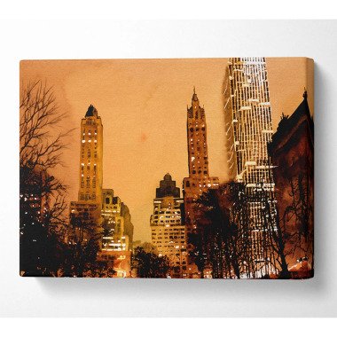 New Yorker Sonnenuntergang Kunstdrucke auf Leinwand
