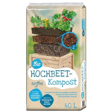 Plantaflor Universal Bio-Hochbeet-Kompost 40 Liter