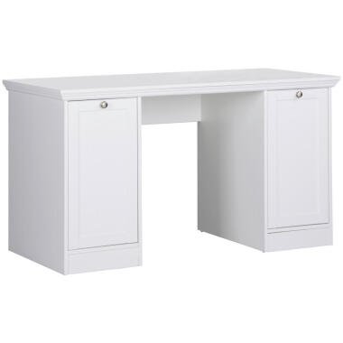 Schreibtisch Landwood weiß B/H/T: ca. 136x75x63 cm