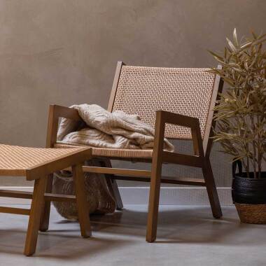Zwei Garten Sessel aus Kunstrattan Geflecht