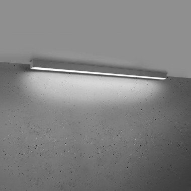 famlights | LED Deckenleuchte Per in Grau