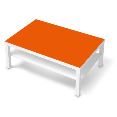 Klebefolie IKEA Lack Tisch 118x78 cm Design: Orange Dark