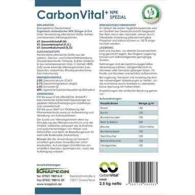 Knapkon Spezialdünger Carbon Vital+ NPK Spezial