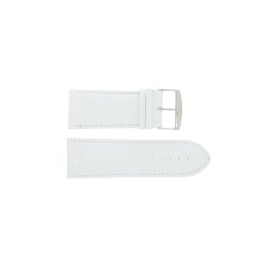 Lederband für Uhren in Weiß & Uhrenarmband Universal 305.09 Leder Weiss 18mm