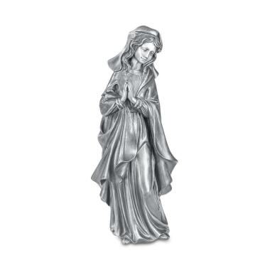 Marienfigur betend aus Bronze/Aluminium Madonna Ida / 20x8x6cm (HxBxT) / Alumi