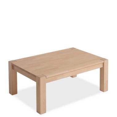 Massivholztisch aus Buche & Wohnzimmer Tisch aus Buche Massivholz 45 cm hoch