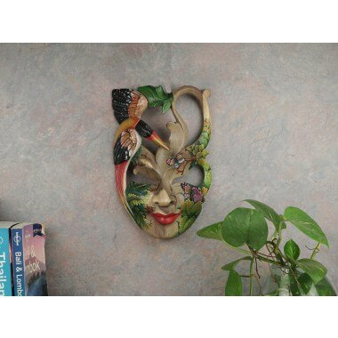 Abstrakte Maske Mit Malerei, Wanddekoration