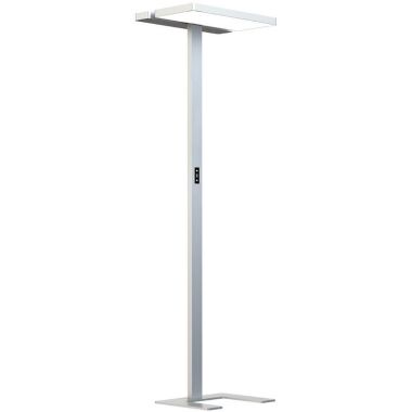 Arcchio Office-LED-Stehlampe Aila, silber