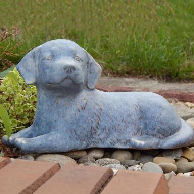 Ausgefallene Urne in Blau & Wetterfeste Hundeurne für den Außenbereich