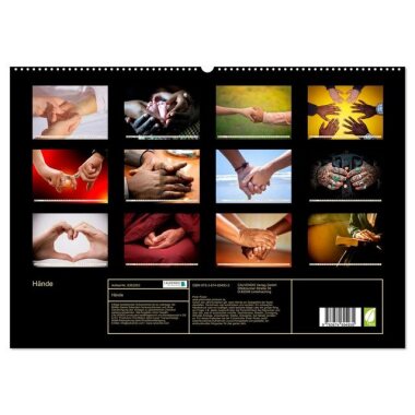 CALVENDO Wandkalender Hände (Premium, hochwertiger