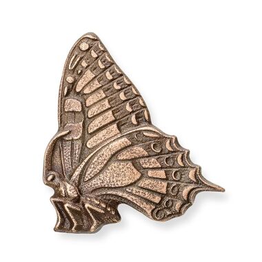 Lebensgroßer Bronze Schmetterling für Gartenmauer