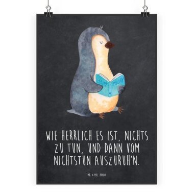 Mr. & Mrs. Panda Poster DIN A2 Pinguin Buch