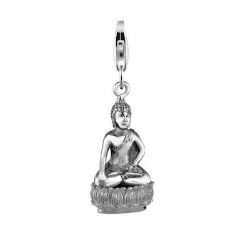 Nenalina  Nenalina Nenalina Charm Buddha Karma Talisman Trend Symbol 925 Silber 
