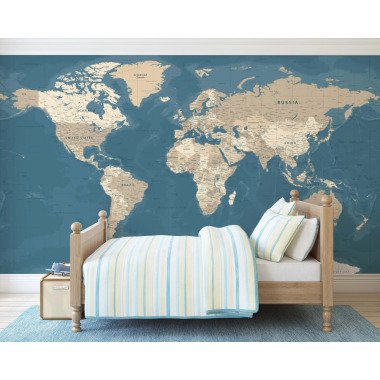 Weltkarte Wandbild Abnehmbare Große Landkarten